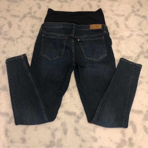 H&M & DENIM SKINNY COUPE HIGH RIB MATERNITY JEANS. SIZE (M) - Picture 5 of 15